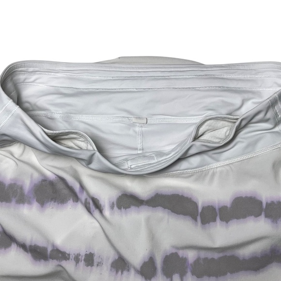 Lululemon 8 Pace Rival Mid Rise Skort Skirt Transverse Lilac Multi Tennis Golf - Picture 10 of 10